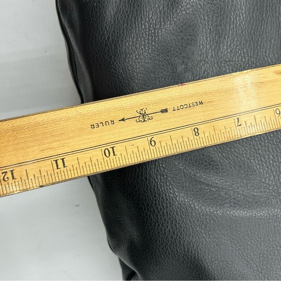 Hobo International Black Pebble Purse Satchel Gold Top Handle Shoulder Bag - Picture 12 of 13